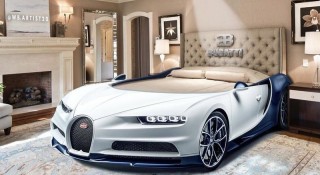 Ngủ ngon gấp 10 lần trên chiếc giường Bugatti Chiron xa xỉ nhất thế giới
